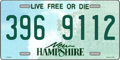 NH license plate 3969112