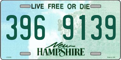 NH license plate 3969139