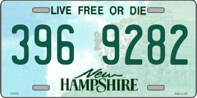 NH license plate 3969282
