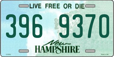 NH license plate 3969370