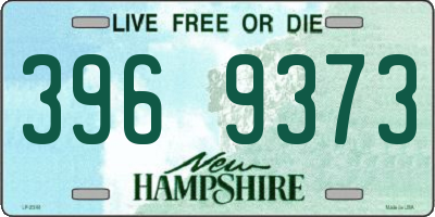 NH license plate 3969373