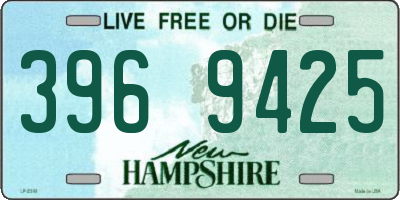 NH license plate 3969425