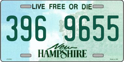 NH license plate 3969655