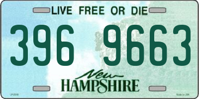 NH license plate 3969663