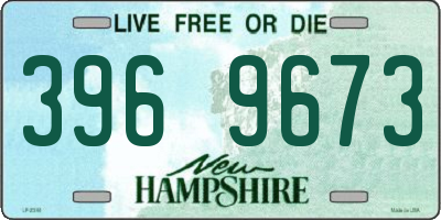 NH license plate 3969673