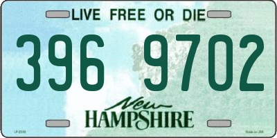 NH license plate 3969702