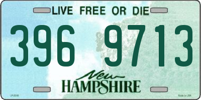 NH license plate 3969713