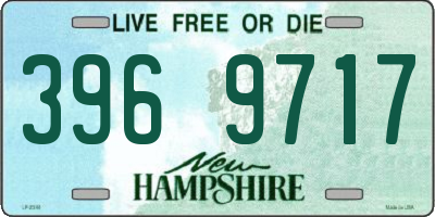 NH license plate 3969717
