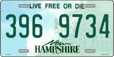 NH license plate 3969734