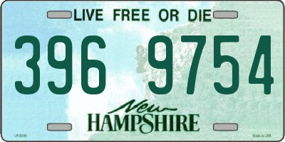 NH license plate 3969754