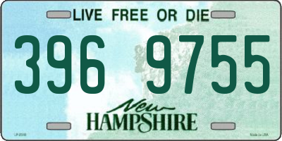 NH license plate 3969755
