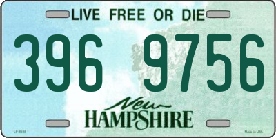 NH license plate 3969756