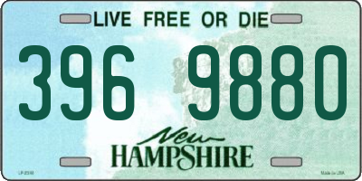 NH license plate 3969880