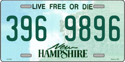 NH license plate 3969896