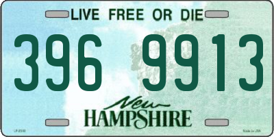 NH license plate 3969913