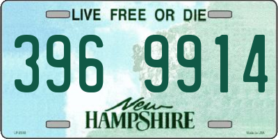 NH license plate 3969914
