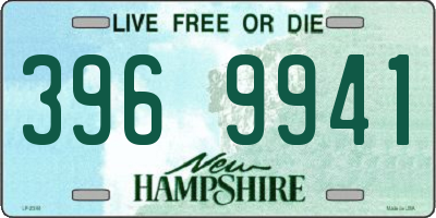 NH license plate 3969941