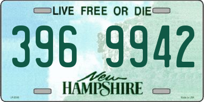 NH license plate 3969942