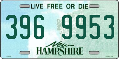 NH license plate 3969953
