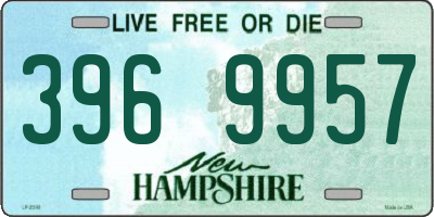 NH license plate 3969957