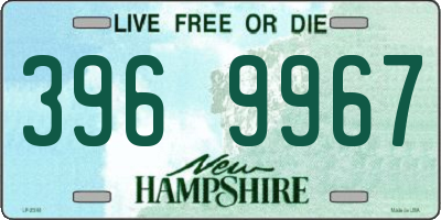 NH license plate 3969967