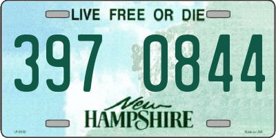 NH license plate 3970844