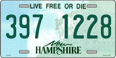 NH license plate 3971228