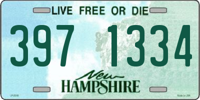 NH license plate 3971334