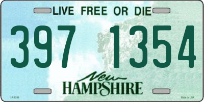 NH license plate 3971354