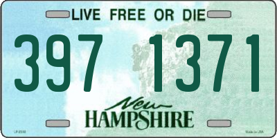 NH license plate 3971371