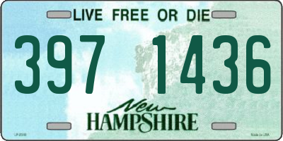 NH license plate 3971436
