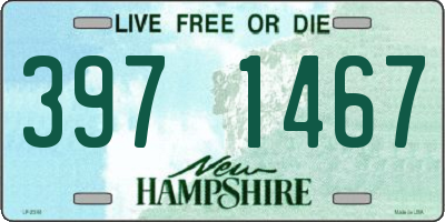 NH license plate 3971467