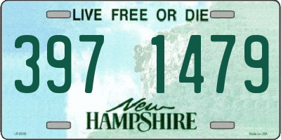 NH license plate 3971479