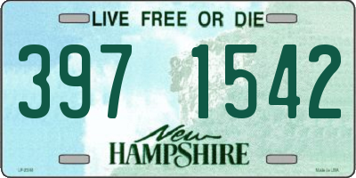 NH license plate 3971542