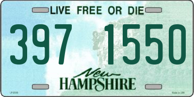 NH license plate 3971550