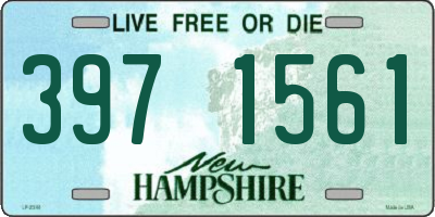 NH license plate 3971561