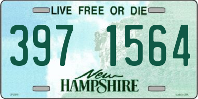 NH license plate 3971564