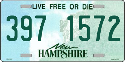 NH license plate 3971572