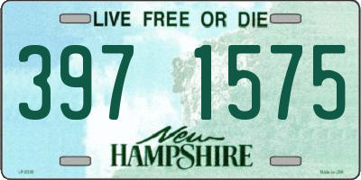 NH license plate 3971575