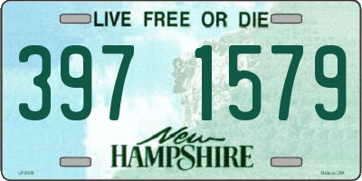 NH license plate 3971579