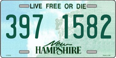 NH license plate 3971582