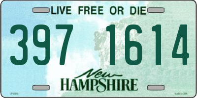 NH license plate 3971614