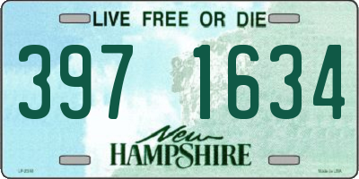NH license plate 3971634