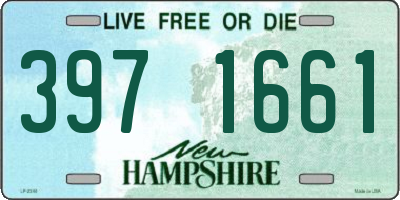 NH license plate 3971661