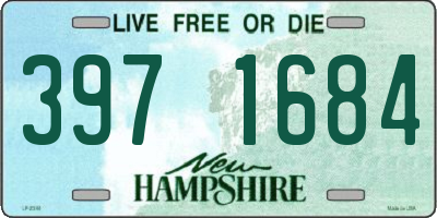 NH license plate 3971684