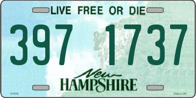 NH license plate 3971737