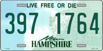 NH license plate 3971764