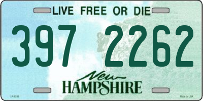 NH license plate 3972262