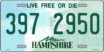NH license plate 3972950