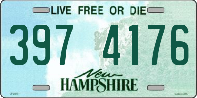NH license plate 3974176